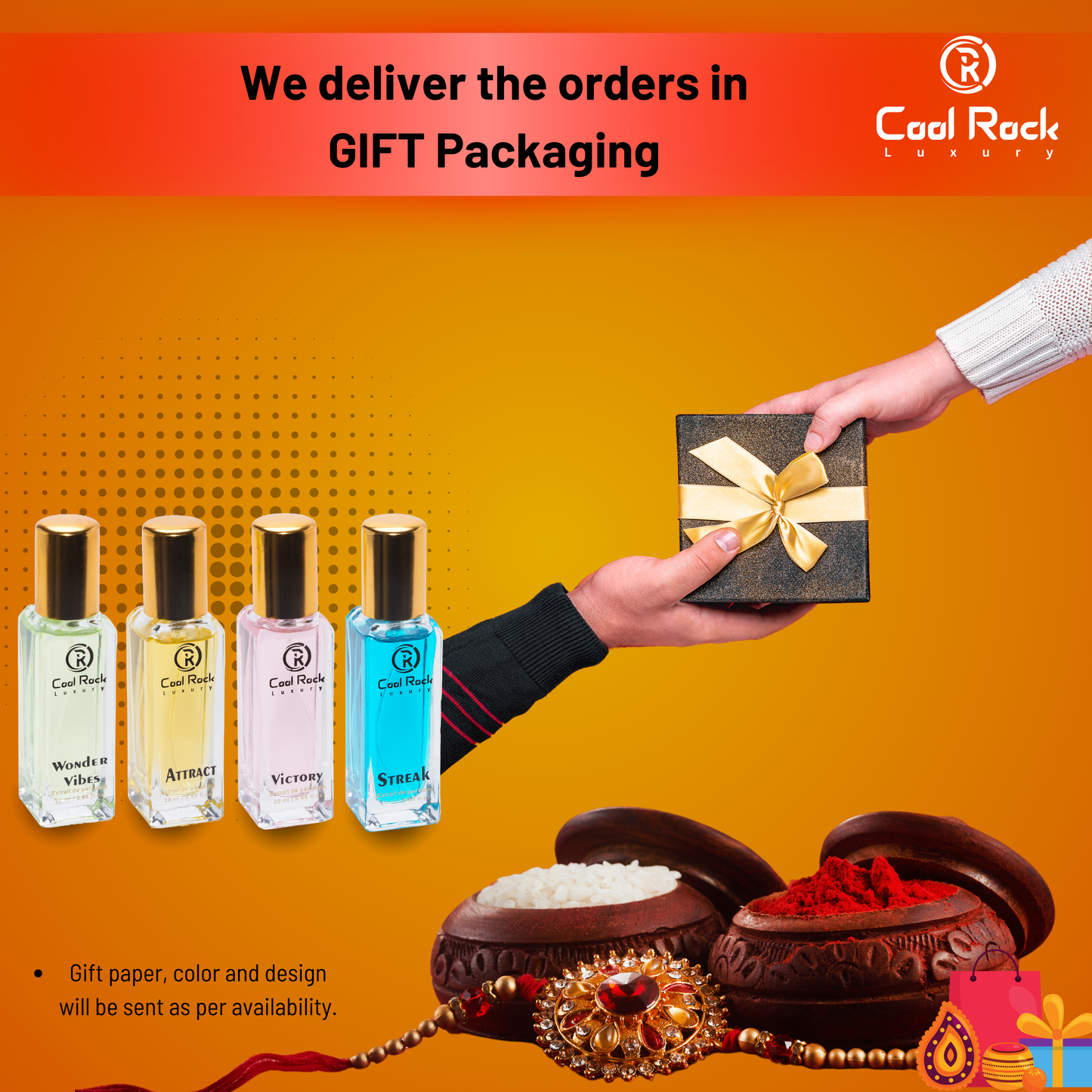 Gift Set 4x20ml Extrait De Parfum – Unisex Long Lasting Woody, Musky, Floral & Aromatic Scents – 80ml