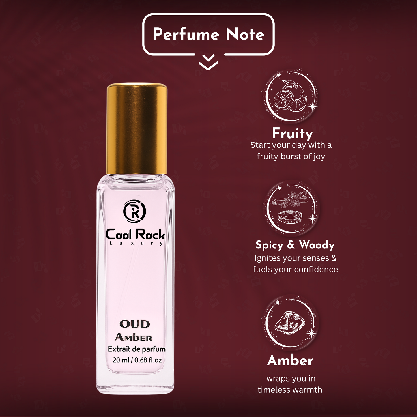OUD Amber Unisex Perfume 20ml
