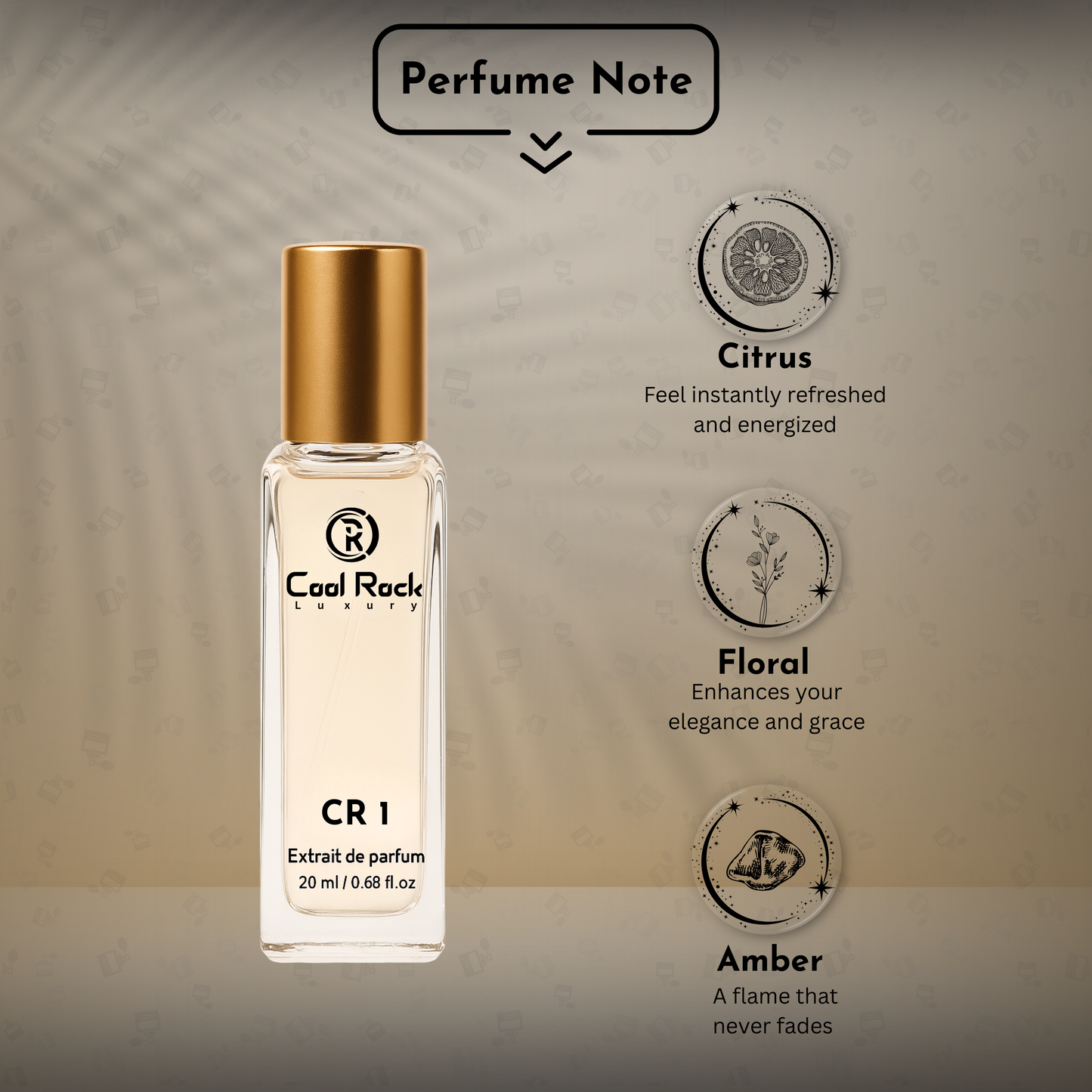 CR 1 Extrait de parfum Unisex Perfume - 20ML