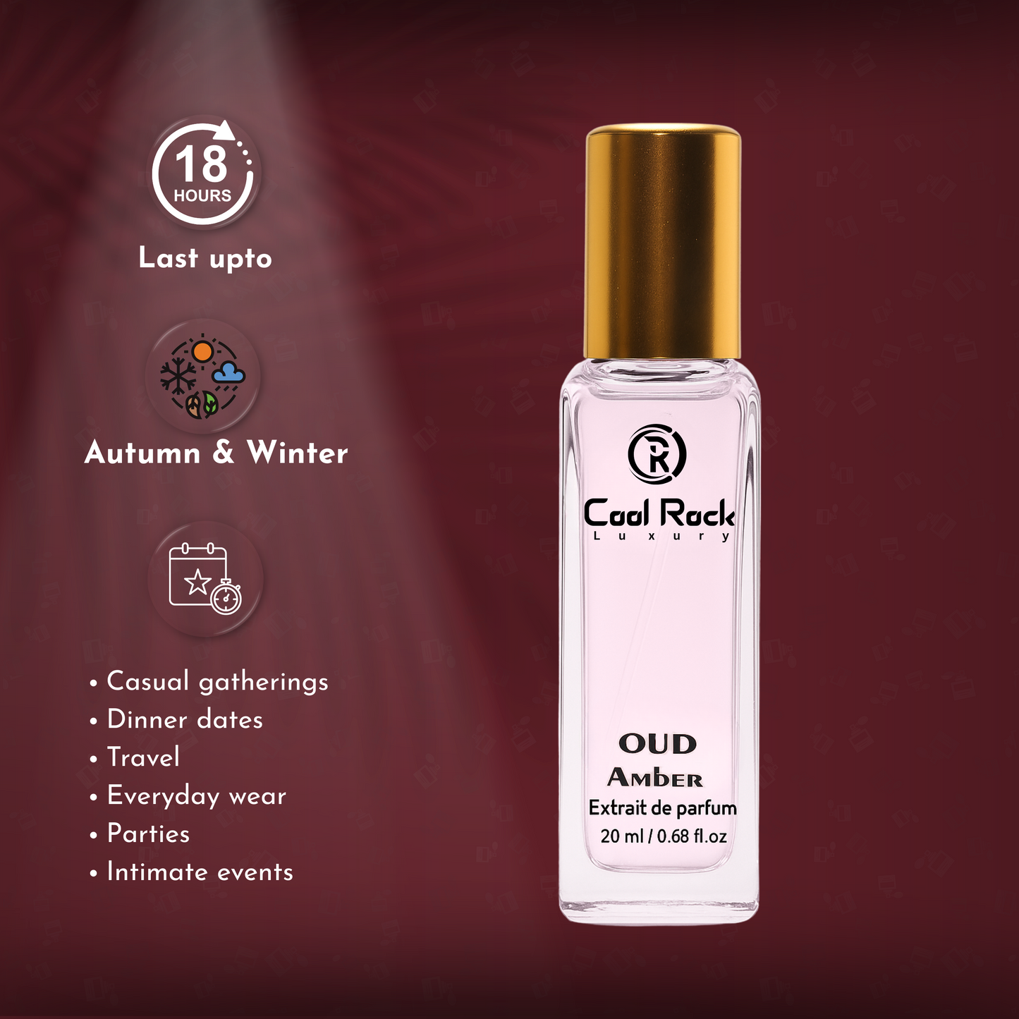 OUD Amber Unisex Perfume 20ml