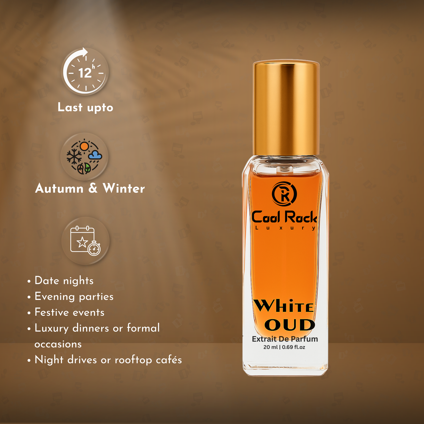 White OUD Perfume - 20ml