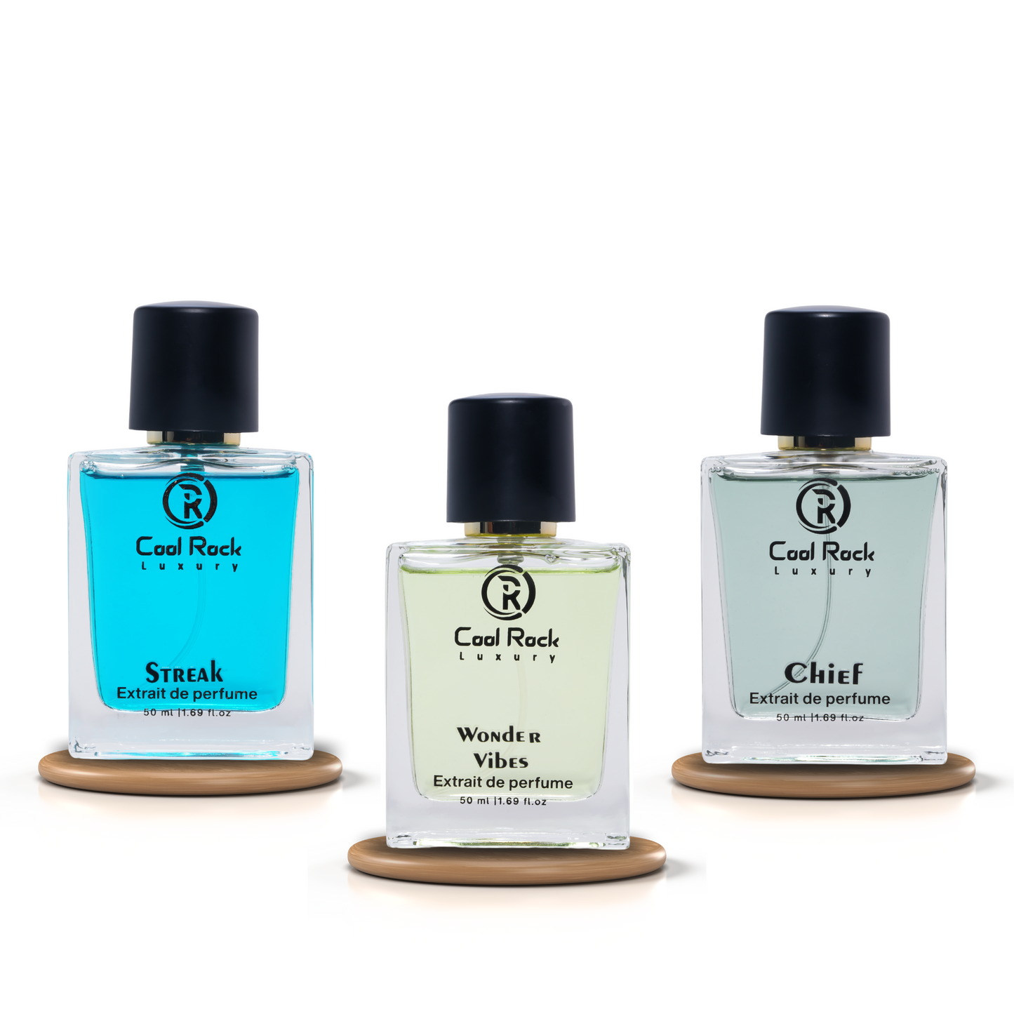Premium Perfume Set of 3x50ml | Wonder Vibes For Men | Streak For Women | Chief Unisex Luxury Fragrance Scent