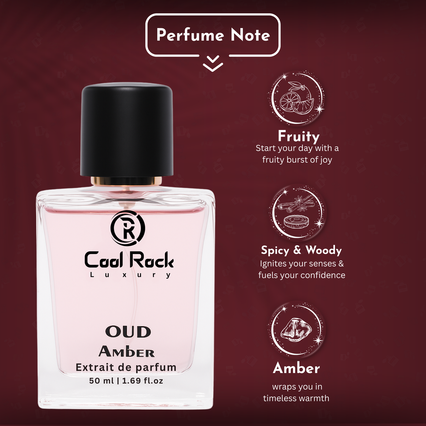 OUD Amber Unisex Perfume 50ml