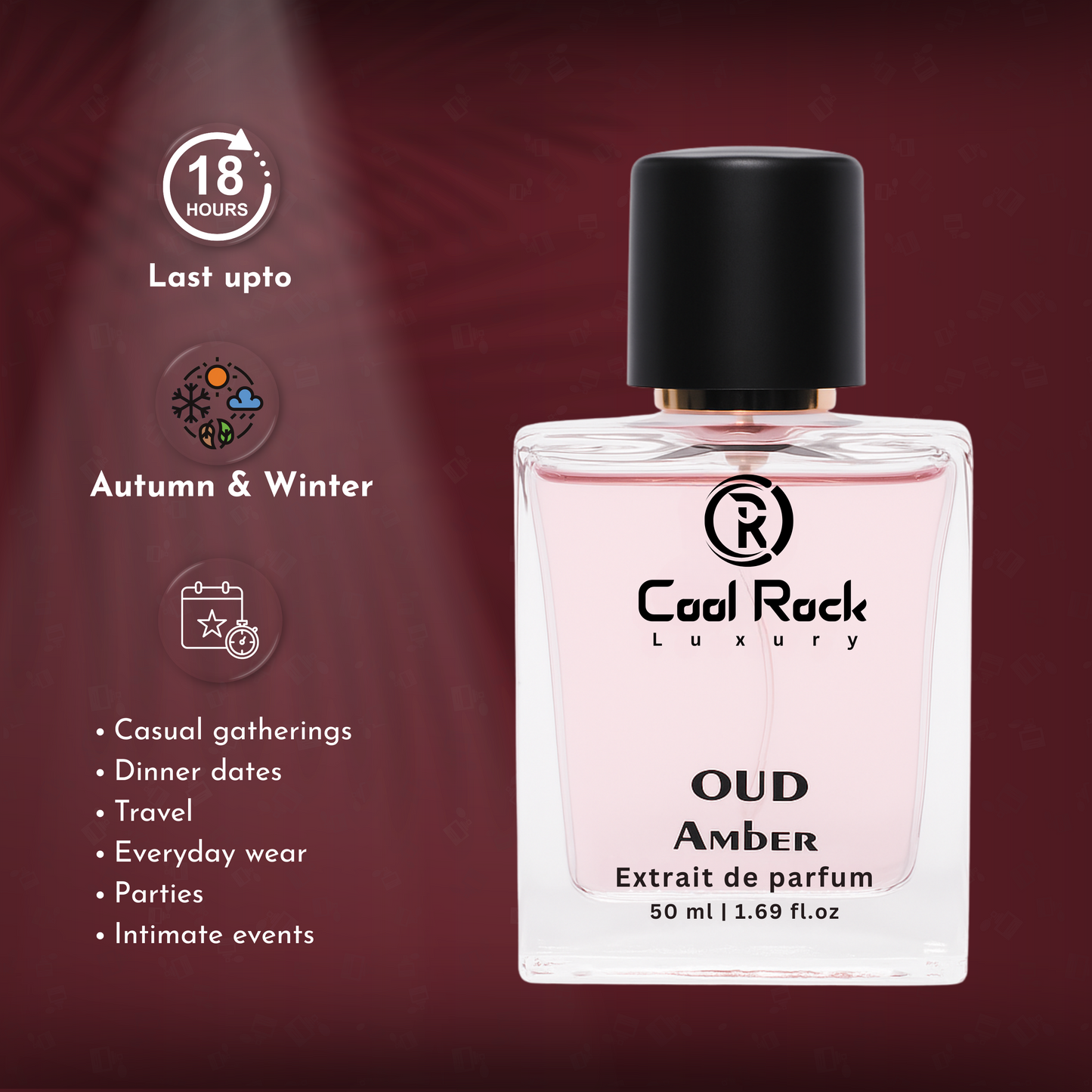 OUD Amber Unisex Perfume 50ml