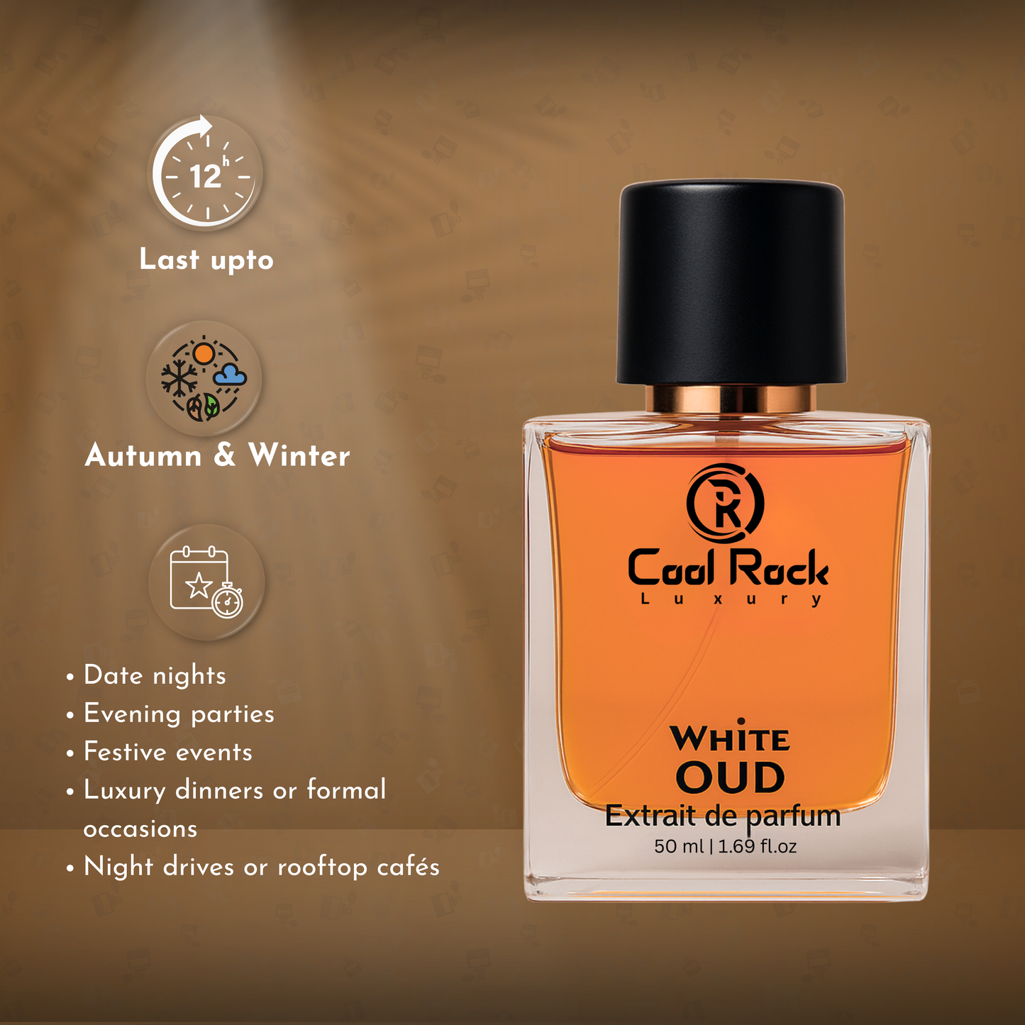 White OUD Perfume - 50ml