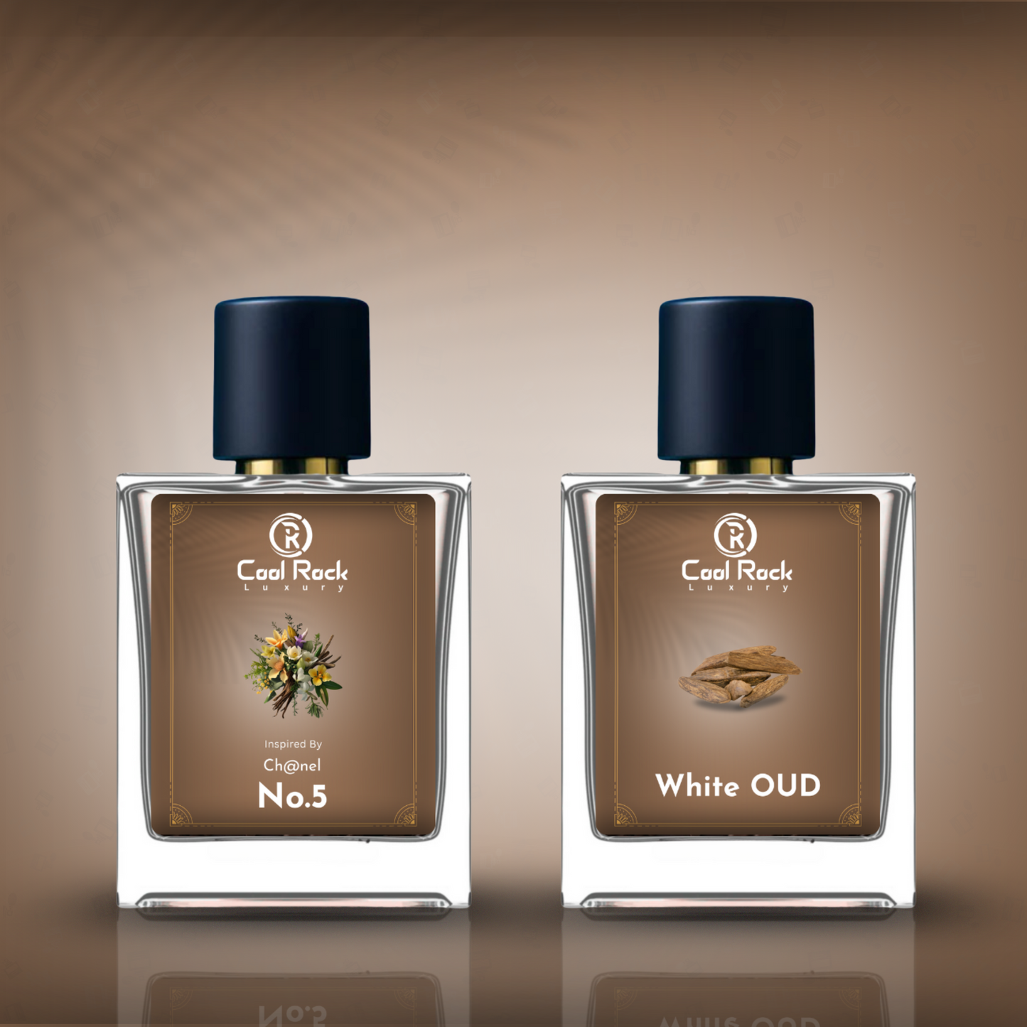 Ch@nel No. 5 & White Oud Perfume Combo | Luxury Fragrance Set Iconic Floral and Rich Oud Scent | Long-Lasting Perfume