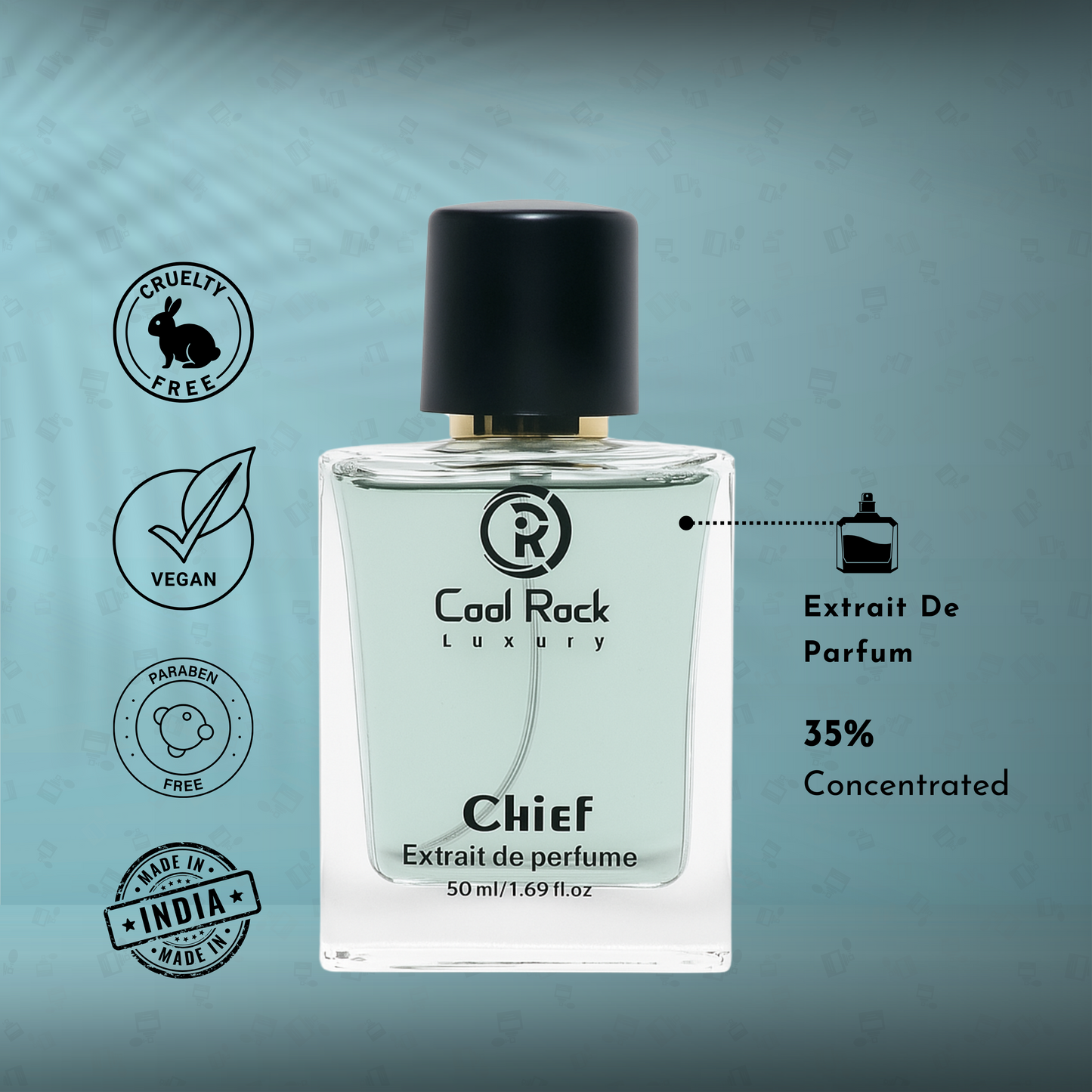 Luxury Perfume Combo – Cool Rock CUPID &  Chief  + 3 Free 5ml perfume Samples