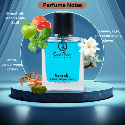 Premium Perfume Set of 3x50ml | Wonder Vibes For Men | Streak For Women | Chief Unisex Luxury Fragrance Scent