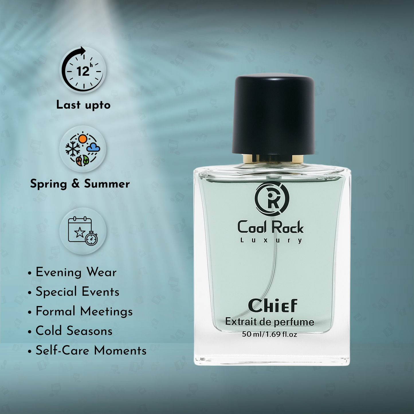 Luxury Perfume Combo – Cool Rock CUPID &  Chief  + 3 Free 5ml perfume Samples