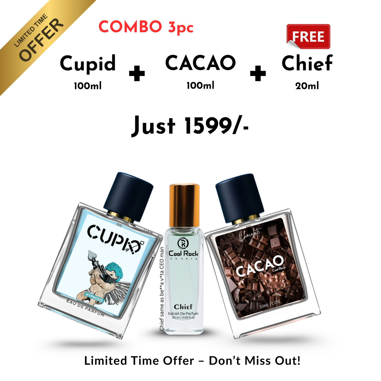 Cupid + Cacao Combo Pack 2 piece – Limited Offer!