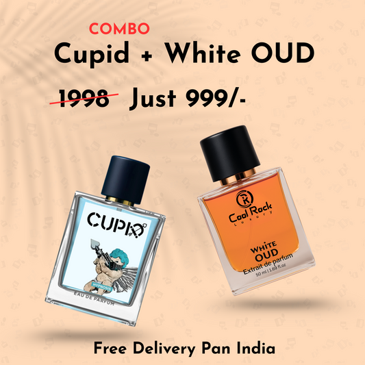 Cupid + White Oud Luxury Perfume Combo – Long Lasting | Unisex | 50ml x 2 | Free Delivery Pan India