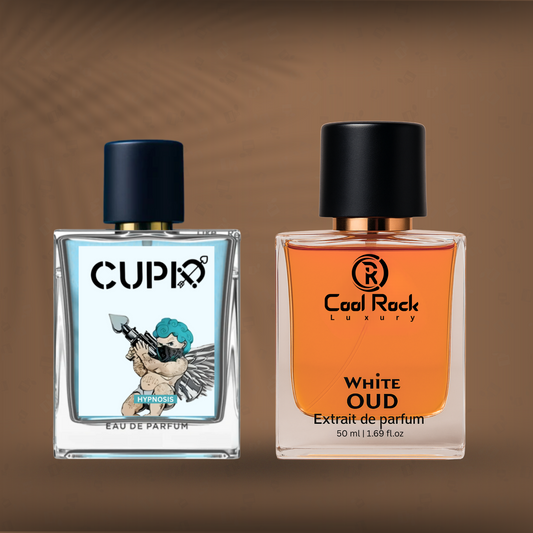 Cupid + White Oud Luxury Perfume Combo – Long Lasting | Unisex | 50ml x 2 | Free Delivery Pan India